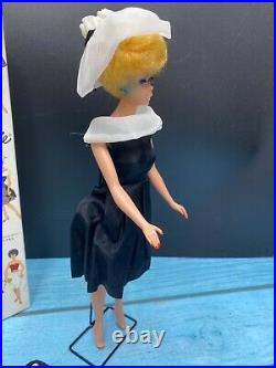 1962 Barbie Teen Age Fashion Model #850 Burnett Bubble Cut Midge Japan Platinum