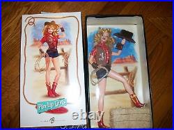 2005 WAY OUT WEST PIN UP GIRLS BLONDE BARBIE PLATINUM LABEL FAO Ex