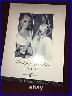 2006 Monique Lhuillier Bride Platinum Label Barbie NRFB Limited Edition Of 999