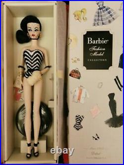 2009 Debut Barbie Doll Brunette Silkstone Platinum Label Nrfb Paris Convention