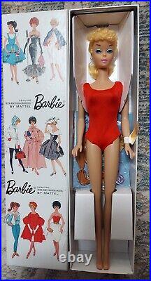 2011 Let's Play Barbie Repro Blonde Ponytail Barbie Reproduction New NRFB #850