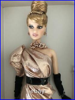 2012 Exclusive Barbie Fan Club Platinum Label Rush Of Rose Gold Barbie Doll