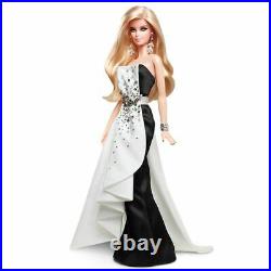 2013 BFMC Black &White Beaded Gown Platinum Barbie X8266 shipper Linda Kyaw NRFB