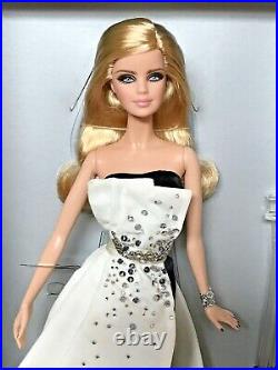 2013 Beaded Gown Black & White Collection Barbie Bfc Nrfb Platinum Label