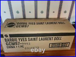 2018 Yves Saint Laurent Barbie Doll Platinum Label Collection. NRFB GCM97