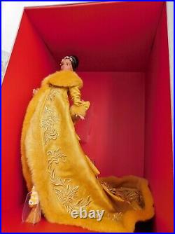 2022 GUO PEI Barbie Doll in GOLDEN YELLOW GOWN HBX99 Mattel Platinum Label NEW