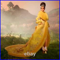 2022 Guo Pie Barbie Doll Wearing Green Yellow Gown BRAND NEW IN HAND SHIPS ASAP
