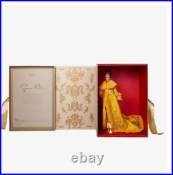 2022 PLATINUM LABEL Guo Pei Barbie Doll Wearing Golden-Yellow Gown- IN Hand