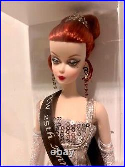 25th SILVER CELEBRATION 2014 GAW Convention Silkstone Barbie PLATINUM Signed