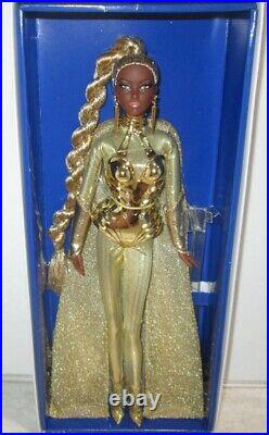 AA 2017 Barbie Convention Doll Golden Galaxy Barbie NRFB LE330 with SIGNED COA