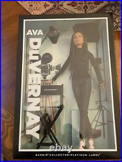 Ava DuVernay Barbie Doll 2015 Platinum Label NRFB DPP89 Mattel Read