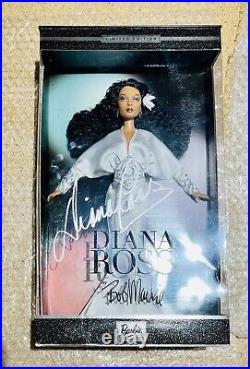 BOB MACKIE DIANA ROSS BARBIE DOLL SIGNED by BOTH BOB and DIANA OOAK(PLEASE READ)