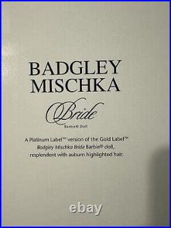 Badgley Mischka Bride Barbie PLATINUM LABEL Mattel # B8946