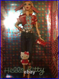 Barbie 2008 Hello Kitty Doll Sanrio Pink Label M9958 Platinum Blond NRFB