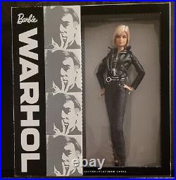 Barbie Andy Warhol Platinum Label Rare Limited To 1000 Dolls NRFB