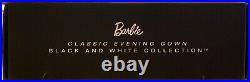 Barbie Black and White Collection Classic Evening Gown Doll withShipper NRFB WithCOA