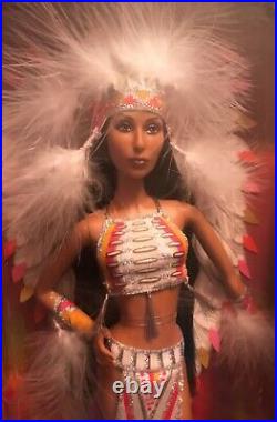 Barbie CHER-HALF BREED INDIAN Bob Mackie 2007 #L3548 IN ORIGINAL CELLO