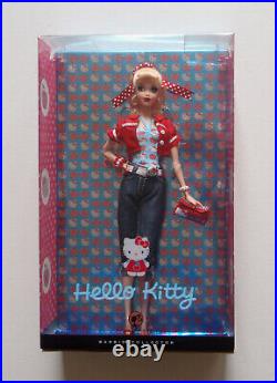 Barbie Collector 2008 Hello Kitty Doll Sanrio Pink Label M9958 Platinum Blond
