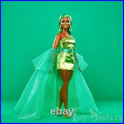 Barbie Collector Platinum Label Chromatic Couture Spanish Doll Con 2022 Green