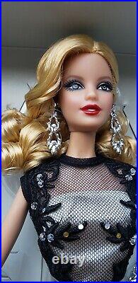 Barbie Collector Platinum Label Classic Evening Gown Black And White Collection