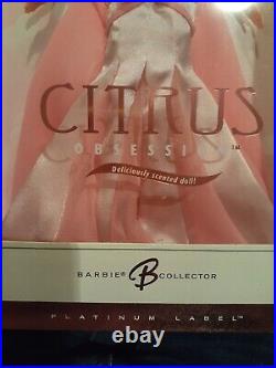 Barbie Collector Platinum Label Pink Grapefruit Citrus Flavor Obsession MINT