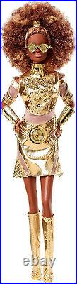 Barbie Collector STAR WARS C3PO x Barbie Doll in Gold Fashion NEW&NRFB GLY30