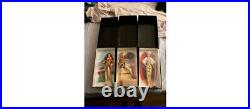 Barbie Collectors COMPLETE Set Pin-up Girls Platinum and Gold Labels