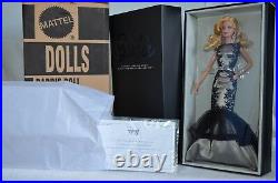 Barbie Doll Classic Evening Gown Black and White Collection Platinum Label 2015