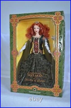 Barbie Doll Deirdre of Ulster 2007 Legends of Ireland Platinum new Toys R us Exc