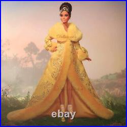 Barbie Guo Pei Golden-Yellow Gown Embroidered PLATINUM Label Doll. HBX99. NRFB