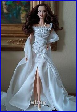 Barbie Lara face Model Muse in White Chocolate Obsession gown