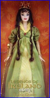 Barbie Legends of Ireland Faerie Queen Brunette Doll 2004 Platinum Label G7916