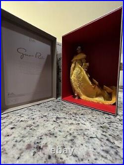 Barbie Platinum Signature Guo Pei Barbie Doll Wearing Golden-Yellow Gown