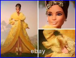 Barbie Signature Guo Pei Barbie Doll Wearing Golden-Yellow Gown