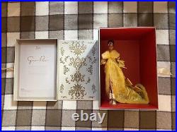 Barbie Signature Guo Pei Barbie Doll Wearing Golden-Yellow Gown SHIP SAMEDAY