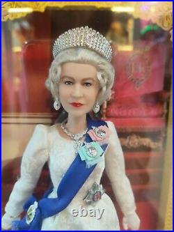 Barbie Signature Queen Elizabeth II Platinum Jubilee Doll GOLD Label? On? Stock