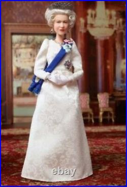 Barbie Signature Queen Elizabeth II Platinum Jubilee Doll Gold Label Uk Seller