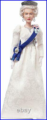 Barbie Signature Queen Elizabeth II Platinum Jubilee Doll NW Gold Label 2022