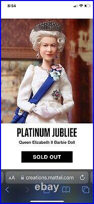 Barbie Signature Queen Elizabeth II Platinum Jubilee Doll PREORDER New 2022