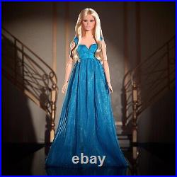 Barbie Signature Supermodel CLAUDIA SCHIFFER Platinum Label Doll in Versace Gown