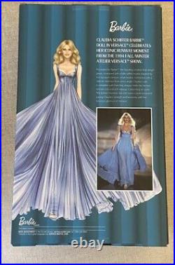 Barbie Supermodel Claudia Schiffer Doll in Versace Gown, Platinum Label. IN HAND