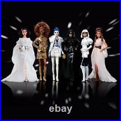 Barbie x Star Wars COMPLETE SET OF 7 IN SHIPPERS MINT