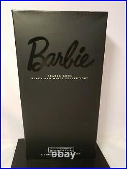 Beaded Gown Barbie Doll Bfc Black & White 2012 Platinum Mattel X8266 Nrfb