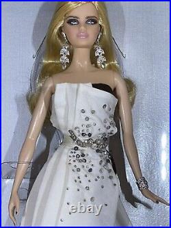 Beaded Gown Black & White Collection X8266 NRFB In Shipper Platinum Label