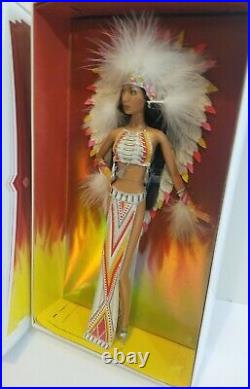 Cher Barbie NRFB Mackie Native American Indian half breed L3548 Bob Mackie