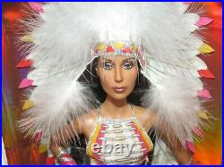 Cher Bob Mackie 70's Half Breed Indian Barbie 2007 Black Label NRFB #L3548