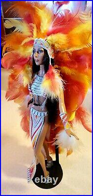 Cher Bob Mackie OOAK withReal Feathers 2007