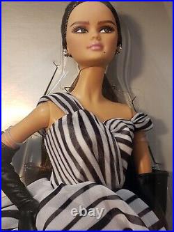 Chiffon Ball Gown B&W Coll. Barbie NRFB 2016 Platinum Label withSHIPPER BFC DGW59