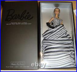 Chiffon Ball Gown Barbie Black & White Coll. NRFB 2016 Platinum Label BFC #DGW59