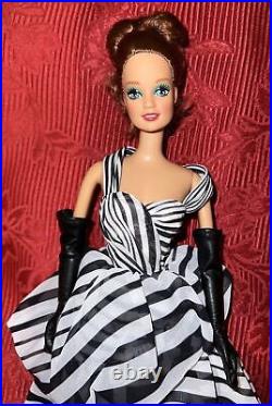 Chiffon Ball Gown Barbie Doll Black & White Collection Platinum Label. MC88